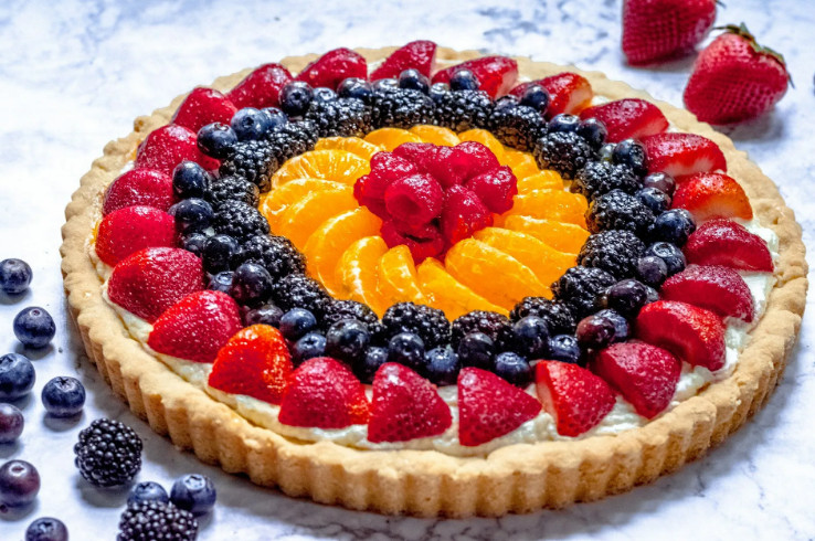 Версальский пирог с фруктами. Рецепт с фото