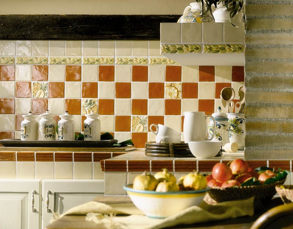 плитки из керамики кухня