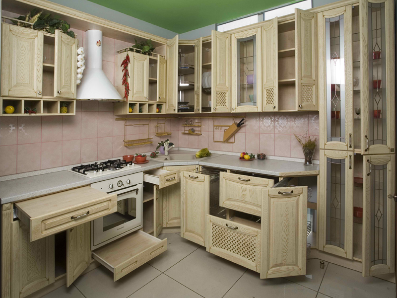 Современный дизайн кухни из массива - 35 фото идей интерьера