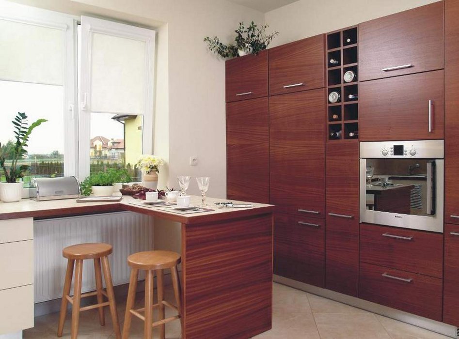 Дизайн Встроенного Шкафа В Кухне