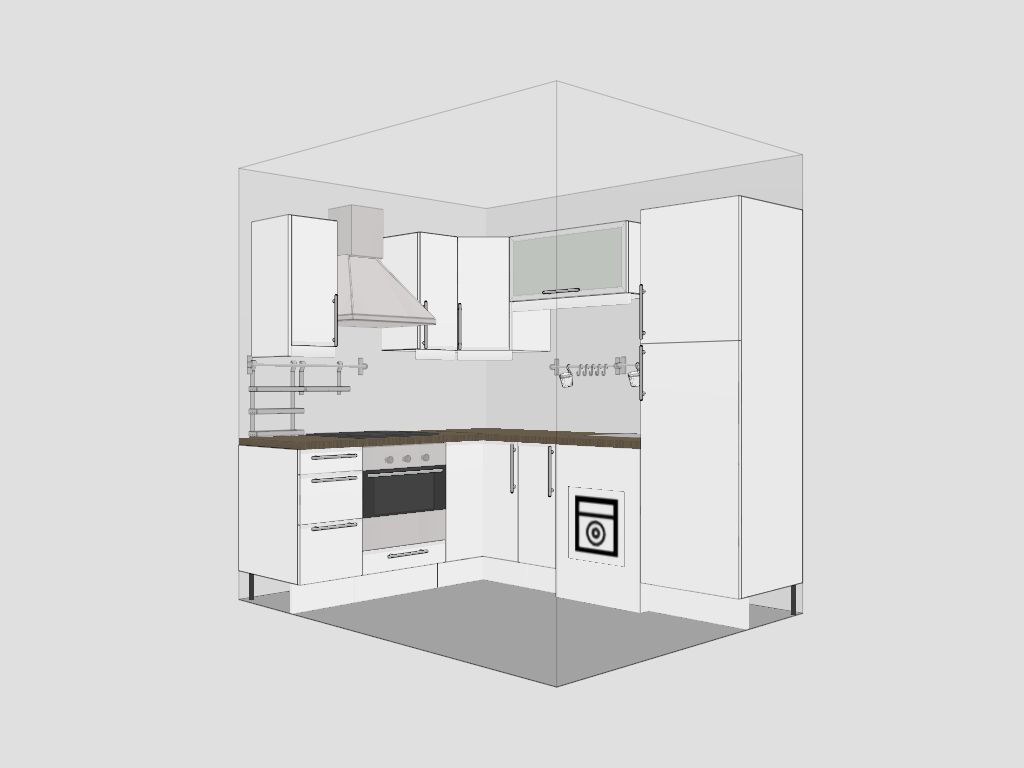 Интерьер маленькой кухни - 35 фото идей дизайна