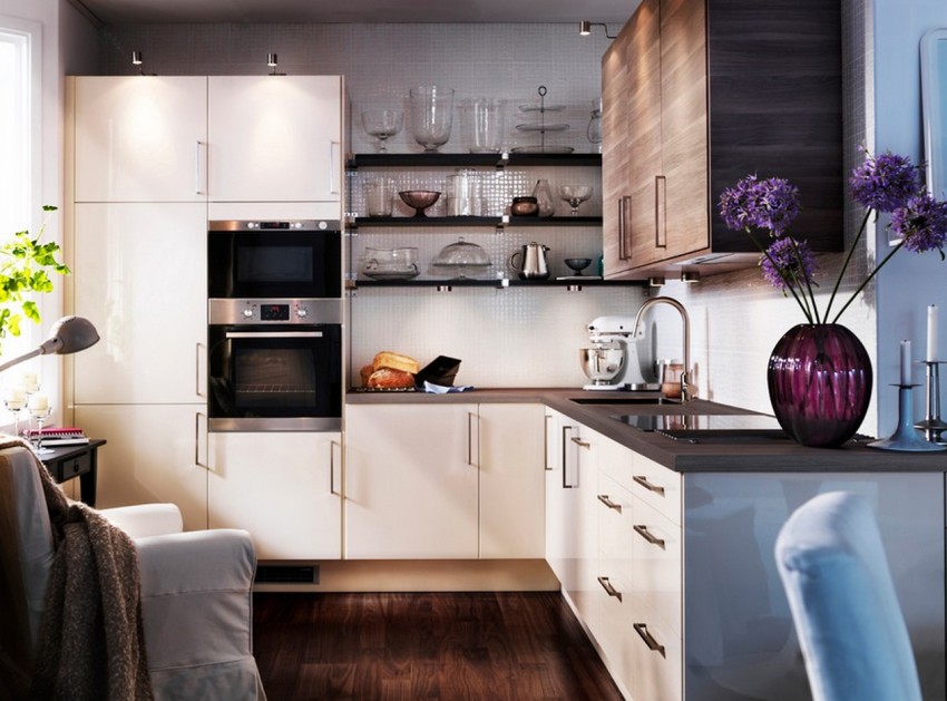 Кухня в светлых тонах: особенности современного оформления и украшения интерьера (80 фото)