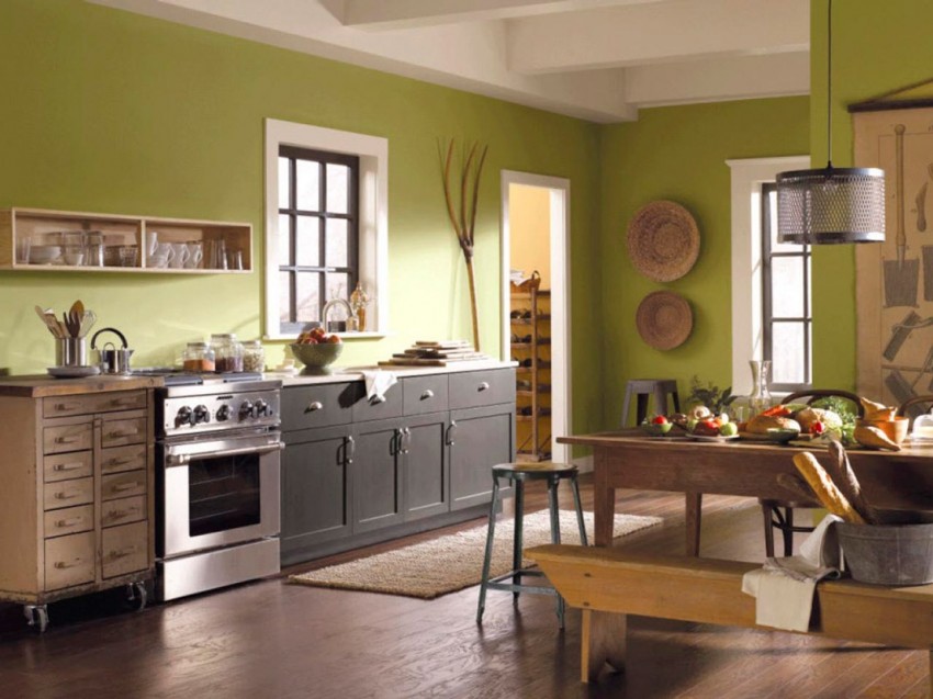 Оливковая кухня - идеи красивого интерьера и секреты удачных сочетаний. 80 фото современного дизайна