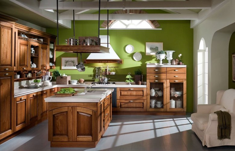 Кухня в стиле кантри - 70 фото оригинальных дизайнерских решений