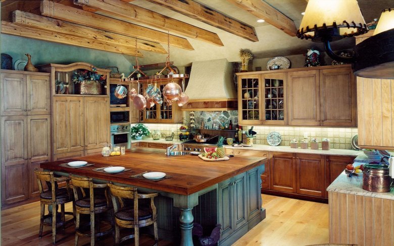 Кухня в стиле кантри - 70 фото оригинальных дизайнерских решений